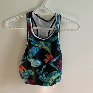 Aonihua Tropical Leaf Tankini 2 Piece NWT